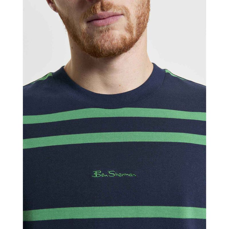 Ben Sherman Mixed Stripe Tee image number 2